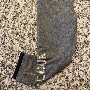 Gray Reebok Leggings